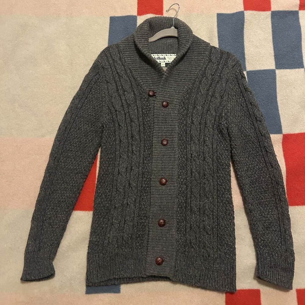 Mollusk Surf Club Alpaca Blend Shawl Collar Cardigan